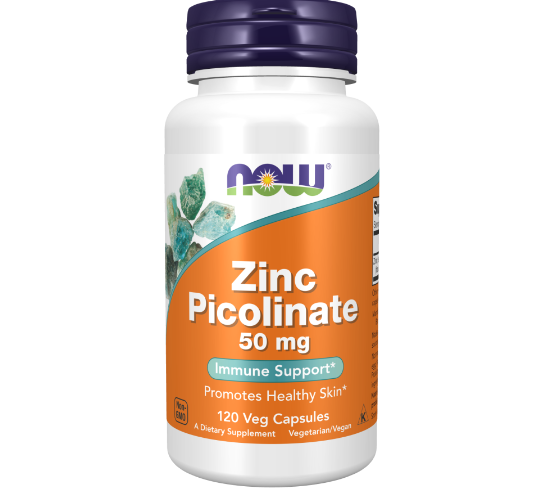 NOW Foods Zinc Picolinate 50mg 120 vcaps