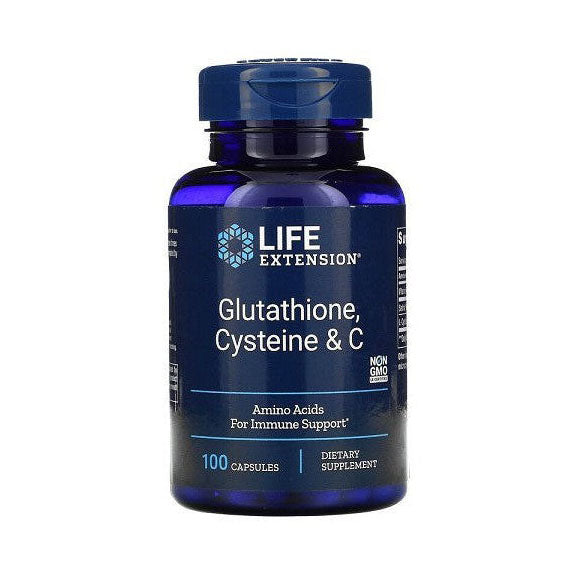 Life Extension Glutathione Cysteine & C 100 caps
