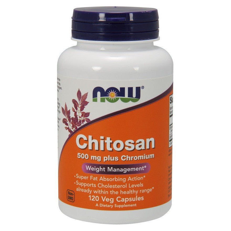 NOW Foods Chitosan 500mg Plus Chromium 120 vcaps