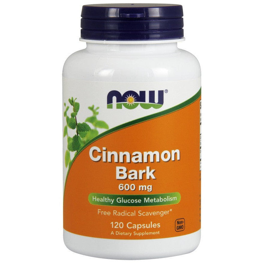 NOW Foods Cinnamon Bark 600mg 120 caps