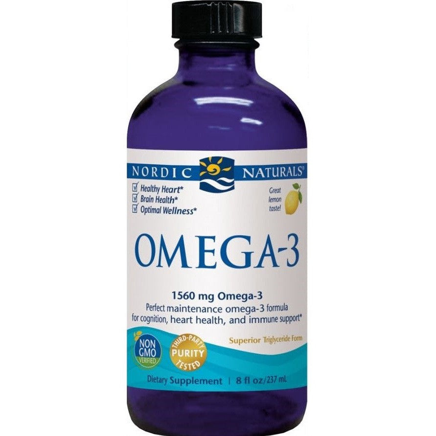Nordic Naturals Omega-3 1560mg Lemon 237 ml.