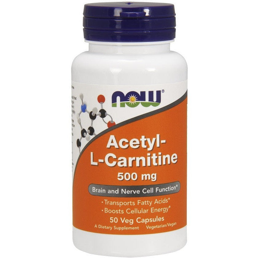 NOW Foods Acetyl-L-Carnitine 500mg 50 vcaps
