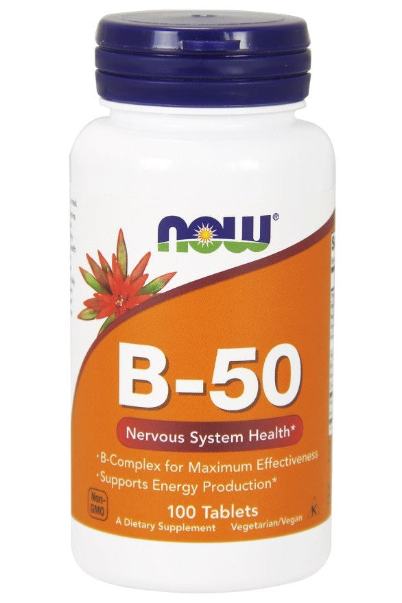 NOW Foods Vitamin B-50 100 tablets