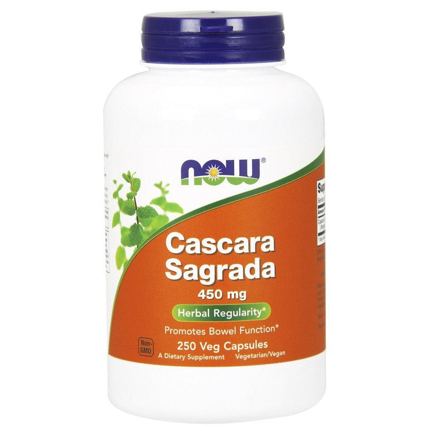 NOW Foods Cascara Sagrada 450mg 250 vcaps