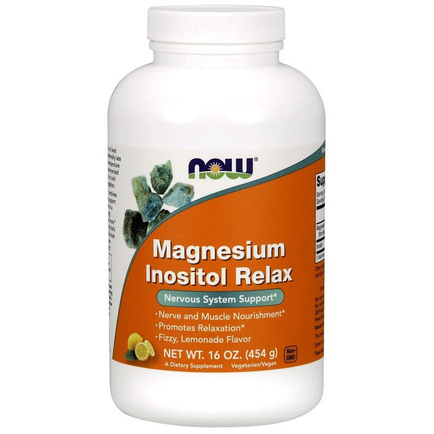 NOW Foods Magnesium Inositol Relax Powder 454 g