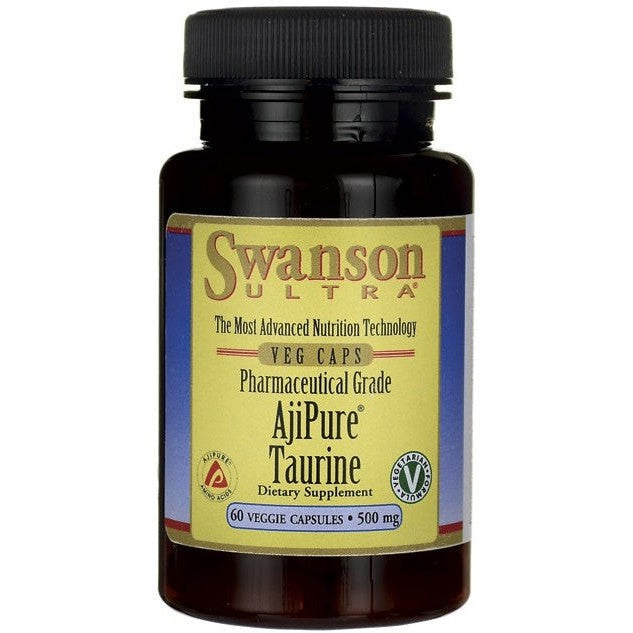 Swanson AjiPure Taurine 500mg 60 vcaps