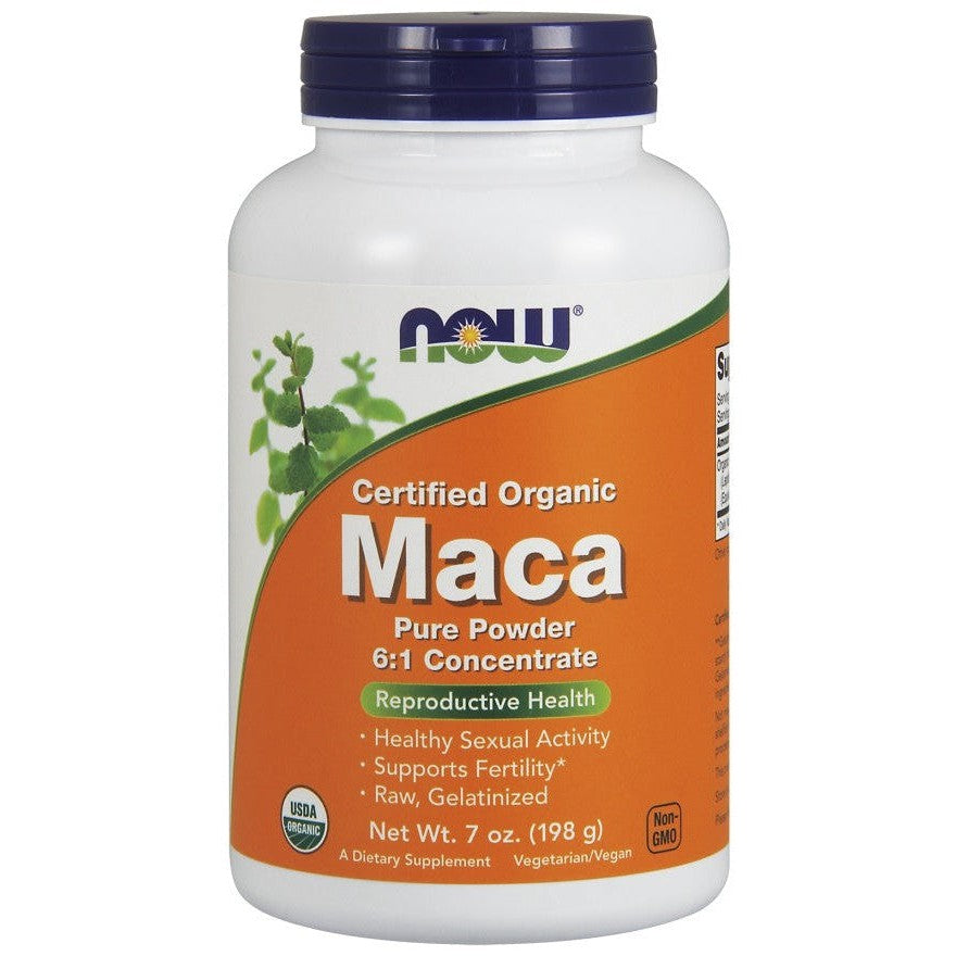 NOW Foods Maca 6:1 Concentrate Pure Powder 198g