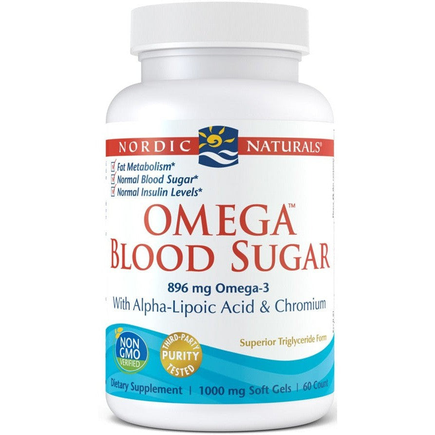 Nordic Naturals Omega Blood Sugar 896mg 60 softgels
