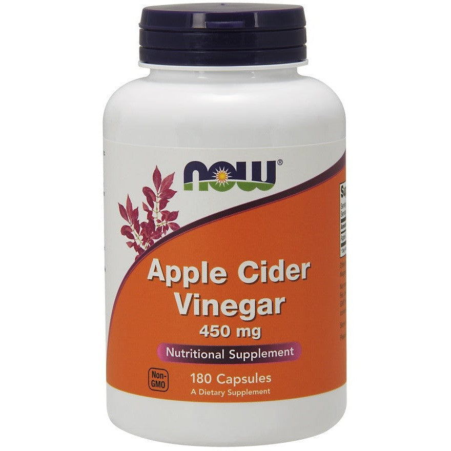 NOW Foods Apple Cider Vinegar 450mg 180 vcaps