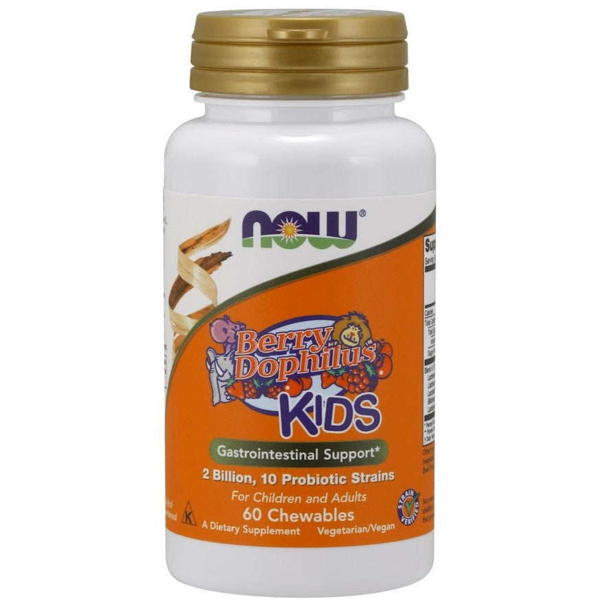 NOW Foods BerryDophilus Kids 60 chewables