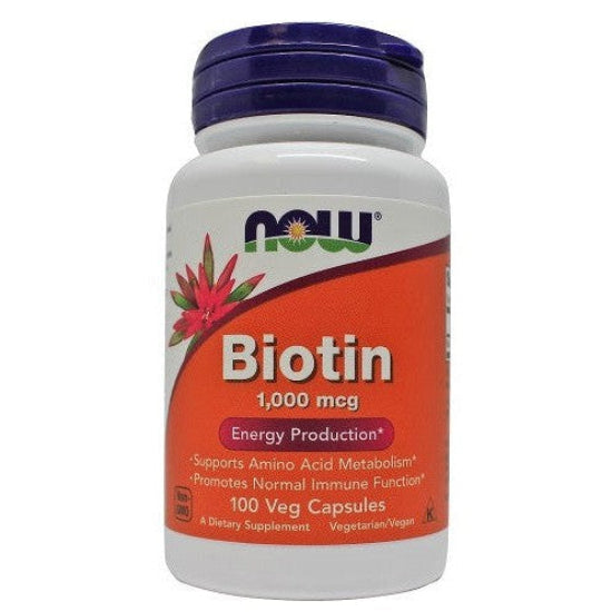 NOW Foods Biotin 1000mcg 100 vcaps