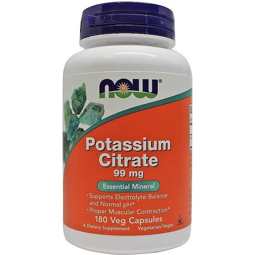 NOW Foods Potassium Citrate 99mg 180 vcaps