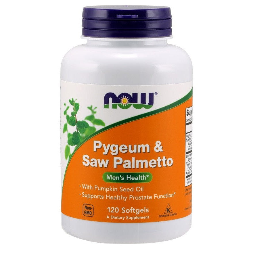 NOW Foods Pygeum & Saw Palmetto 120 softgels