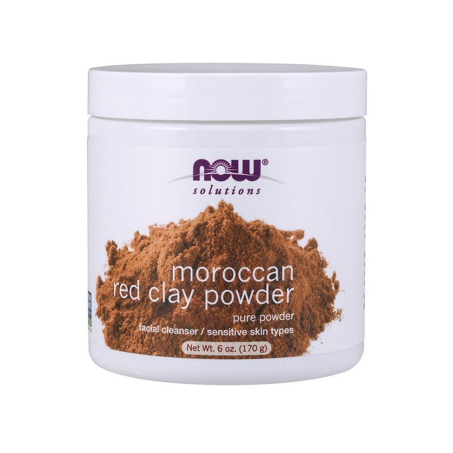 NOW Foods Red Clay Powder Moroccan 170g
