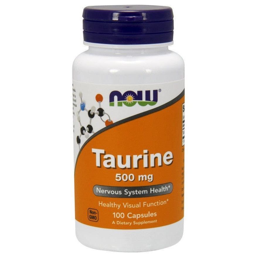 NOW Foods Taurine 500mg 100 caps