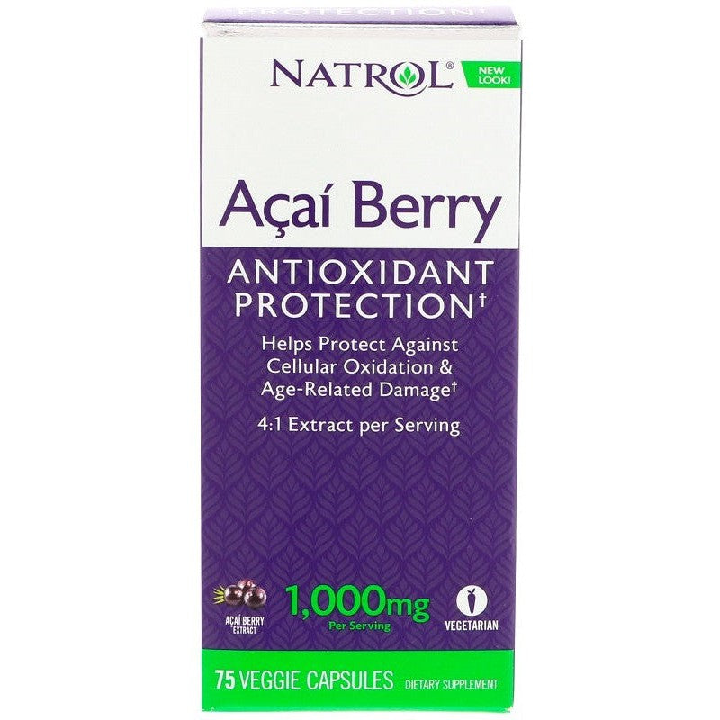Natrol Acai Berry 1000mg 75 vcaps