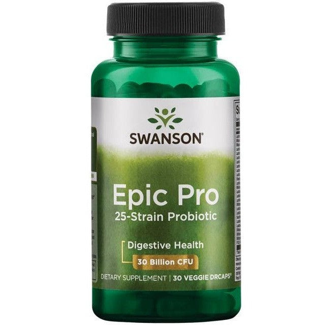 Swanson Epic Pro 25-Strain Probiotic 30 vcaps