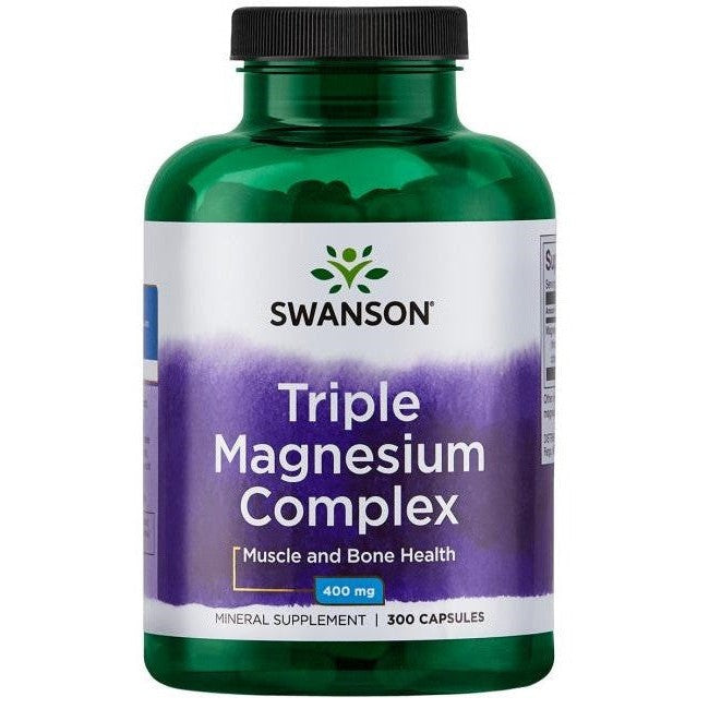 Swanson Triple Magnesium Complex 400mg 300 caps
