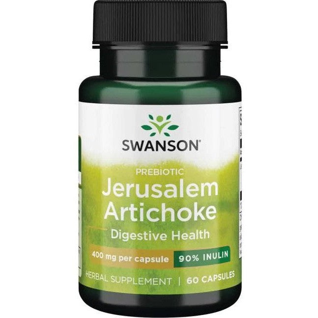 Swanson Prebiotic Jerusalem Artichoke 400mg 60 caps