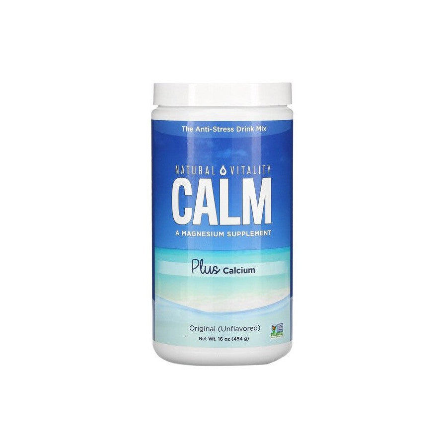 Natural Vitality Natural Calm Plus Calcium Unflavored 454g