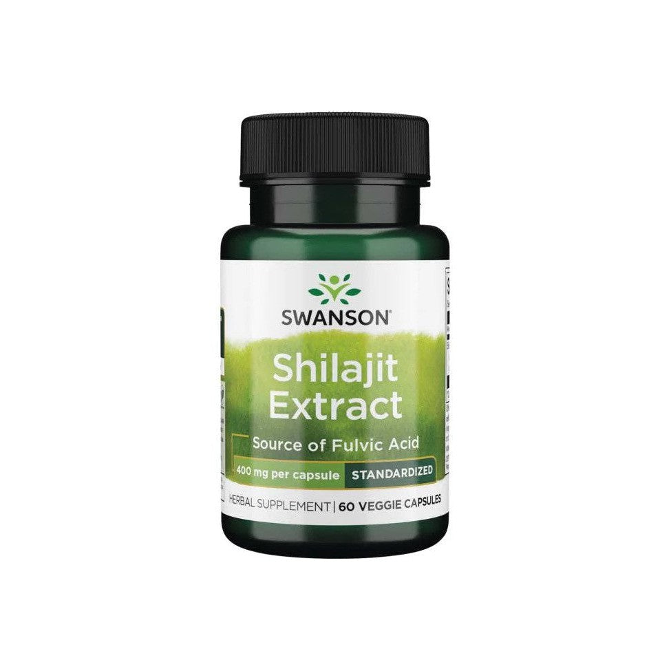 Swanson Shilajit Extract 400mg 60 vcaps