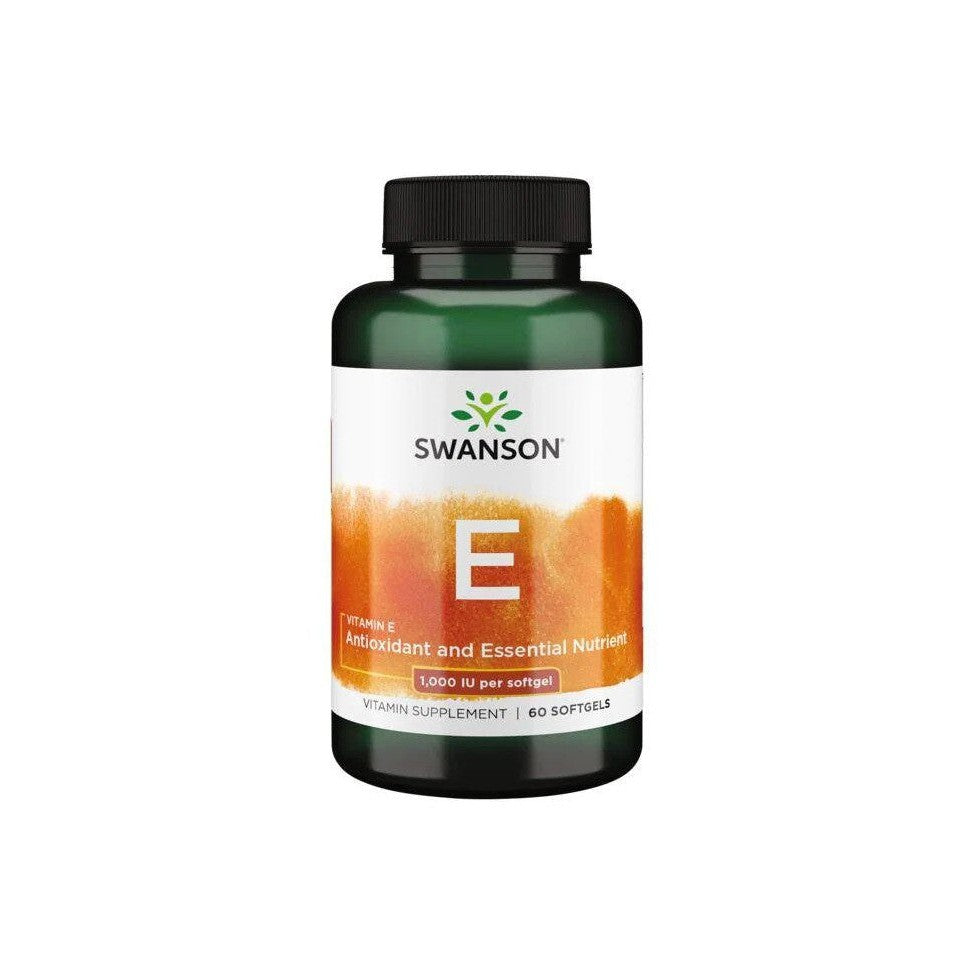 Swanson Vitamin E 1000 IU 60 softgels