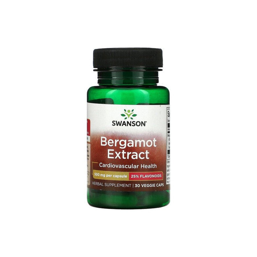 Swanson Bergamot Extract 500mg 30 vcaps