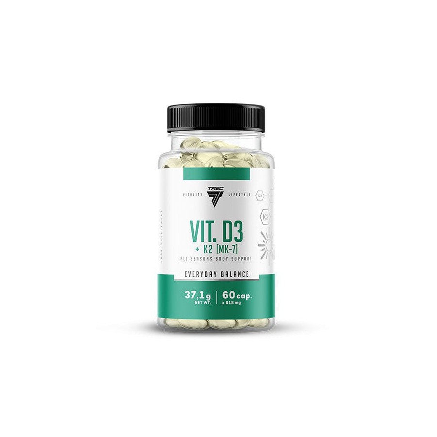 Trec Nutrition Vit D3 + K2 MK-7 60 caps