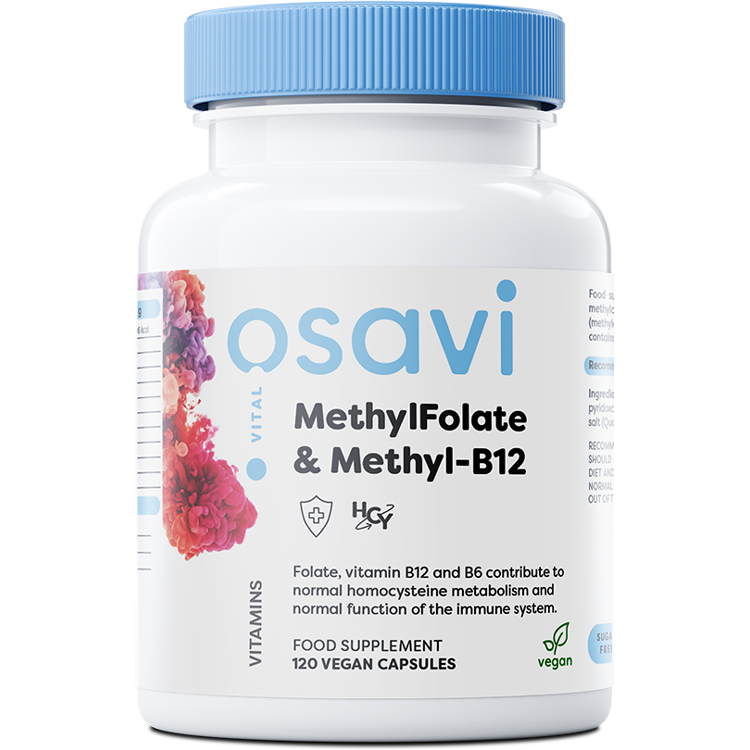 Osavi MethylFolate & Methyl-B12 120 vegan caps