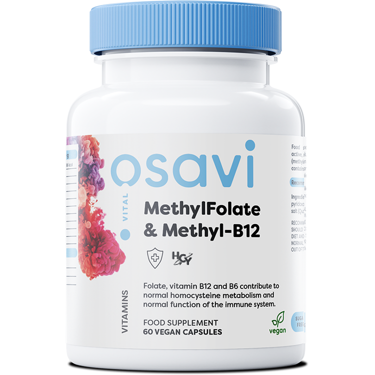 Osavi MethylFolate & Methyl-B12 60 vegan caps