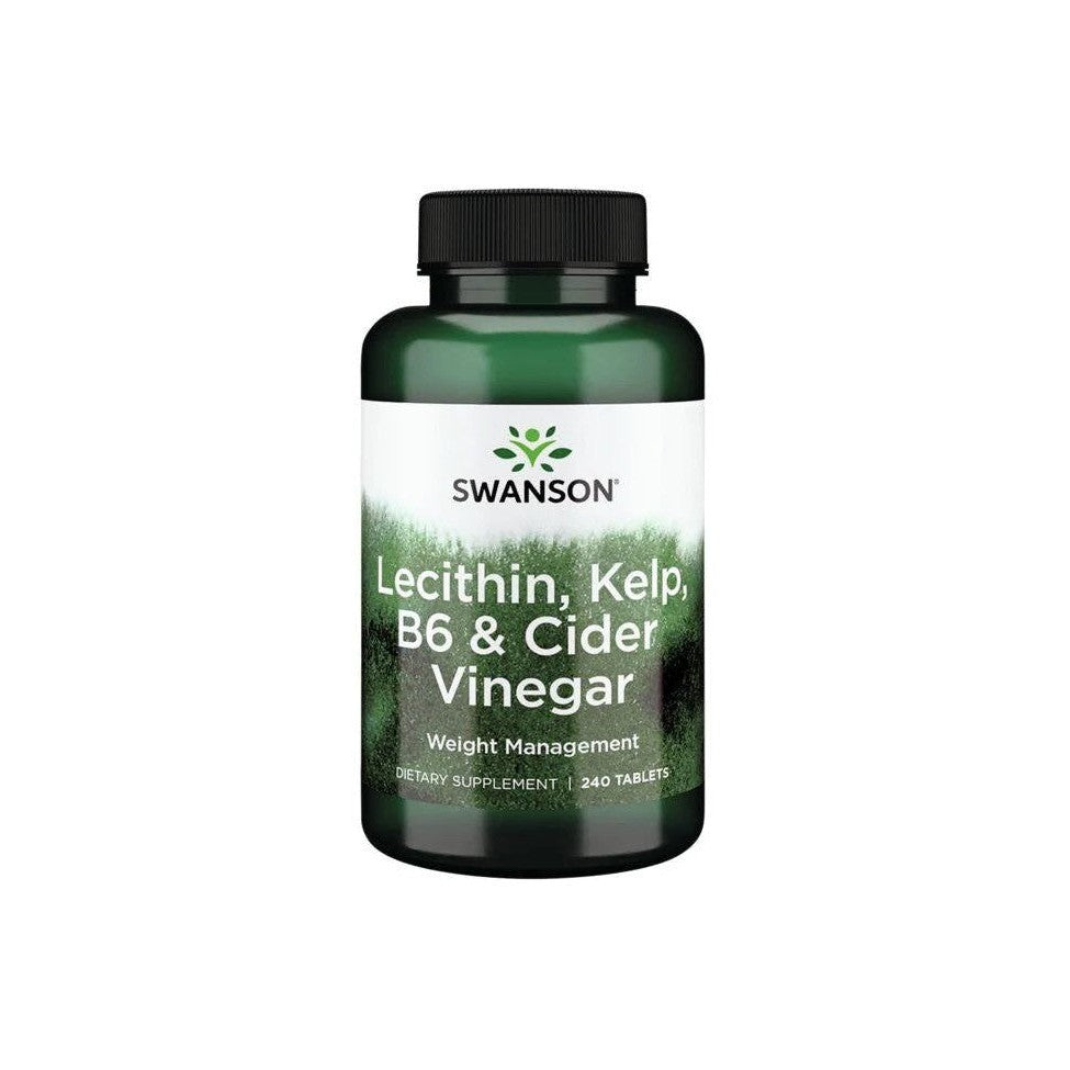 Swanson Lecithin Kelp B6 & Cider Vinegar 240 tabs