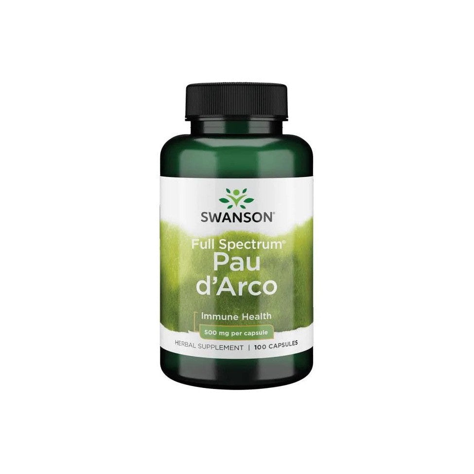 Swanson Full Spectrum Pau d'Arco 500mg 100 caps
