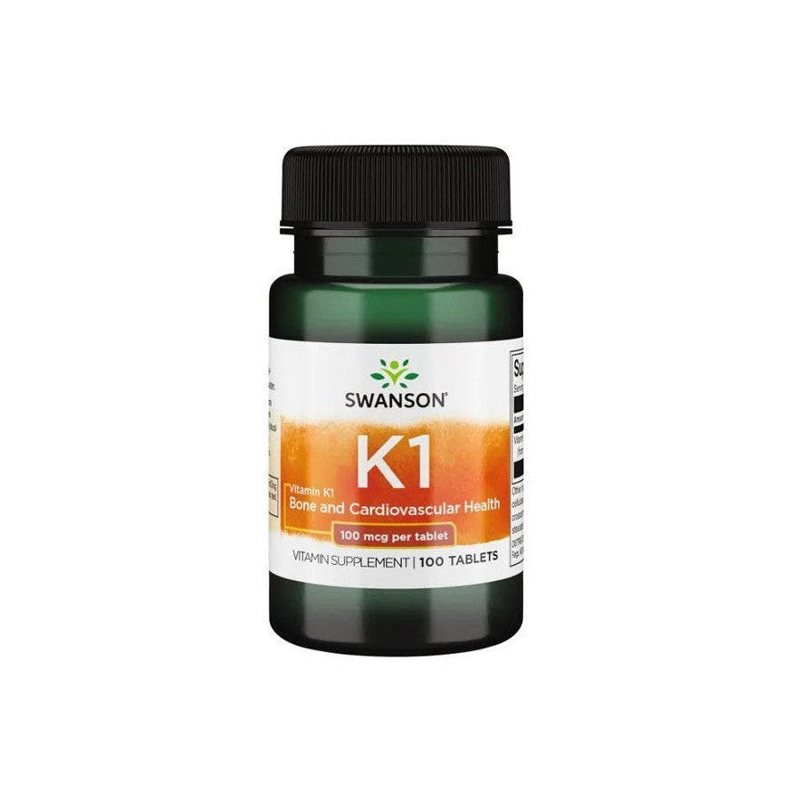 Swanson Vitamin K1 100mcg 100 tablets