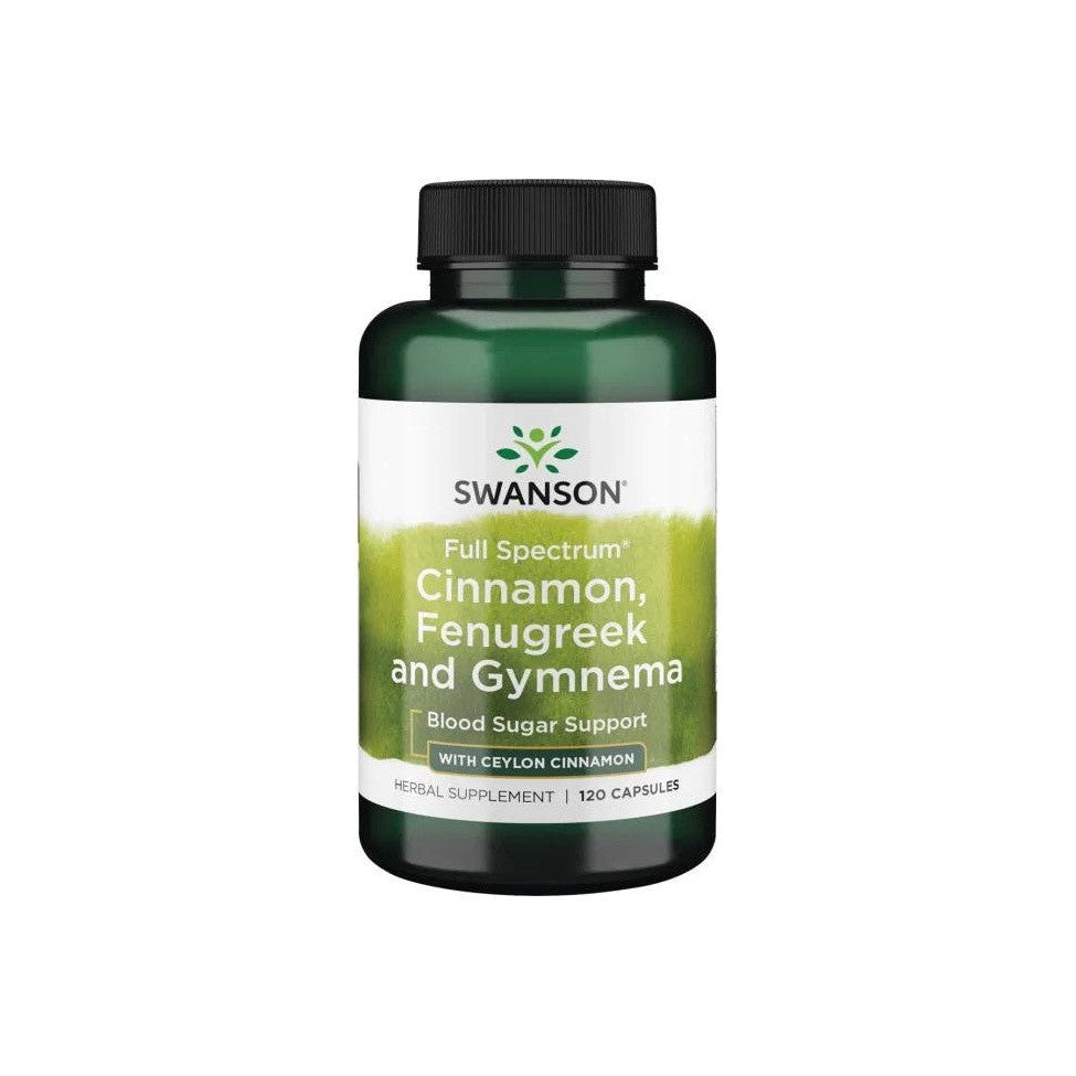 Swanson Full Spectrum Cinnamon Fenugreek and Gymnema 120 caps