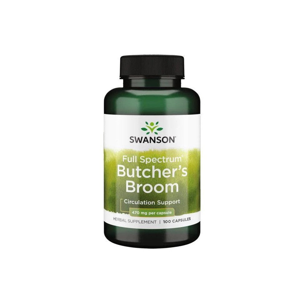 Swanson Full Spectrum Butcher's Broom 470mg 100 caps