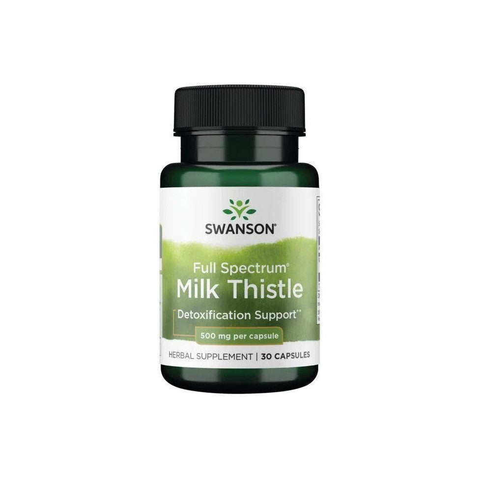 Swanson Full Spectrum Milk Thistle 500mg 30 caps