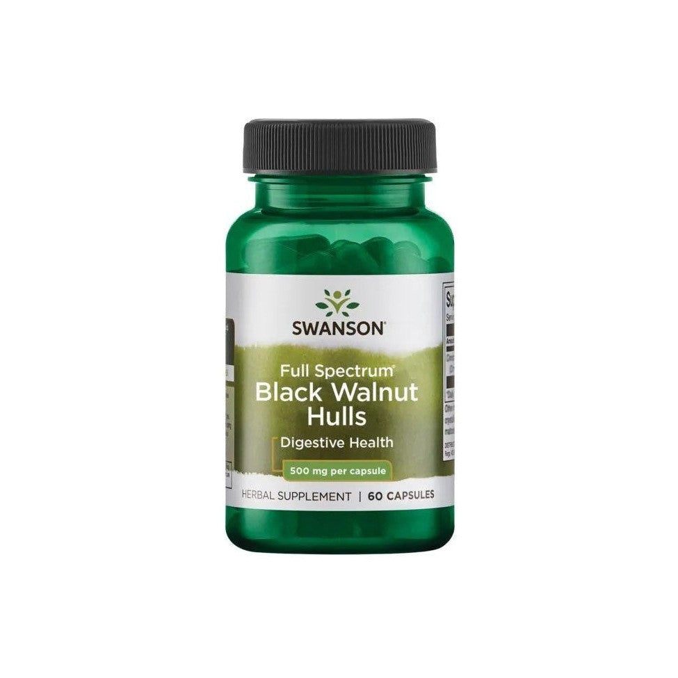 Swanson Full Spectrum Black Walnut Hulls 500mg 60 caps