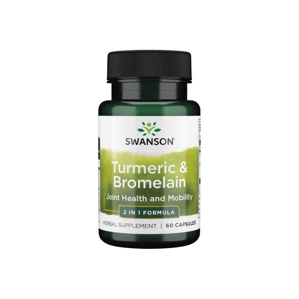 Swanson Turmeric & Bromelain 60 caps