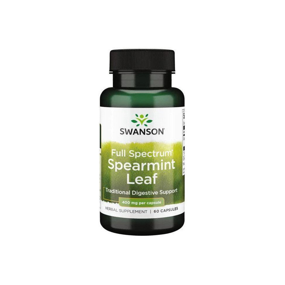 Swanson Full Spectrum Spearmint Leaf 400mg 60 caps