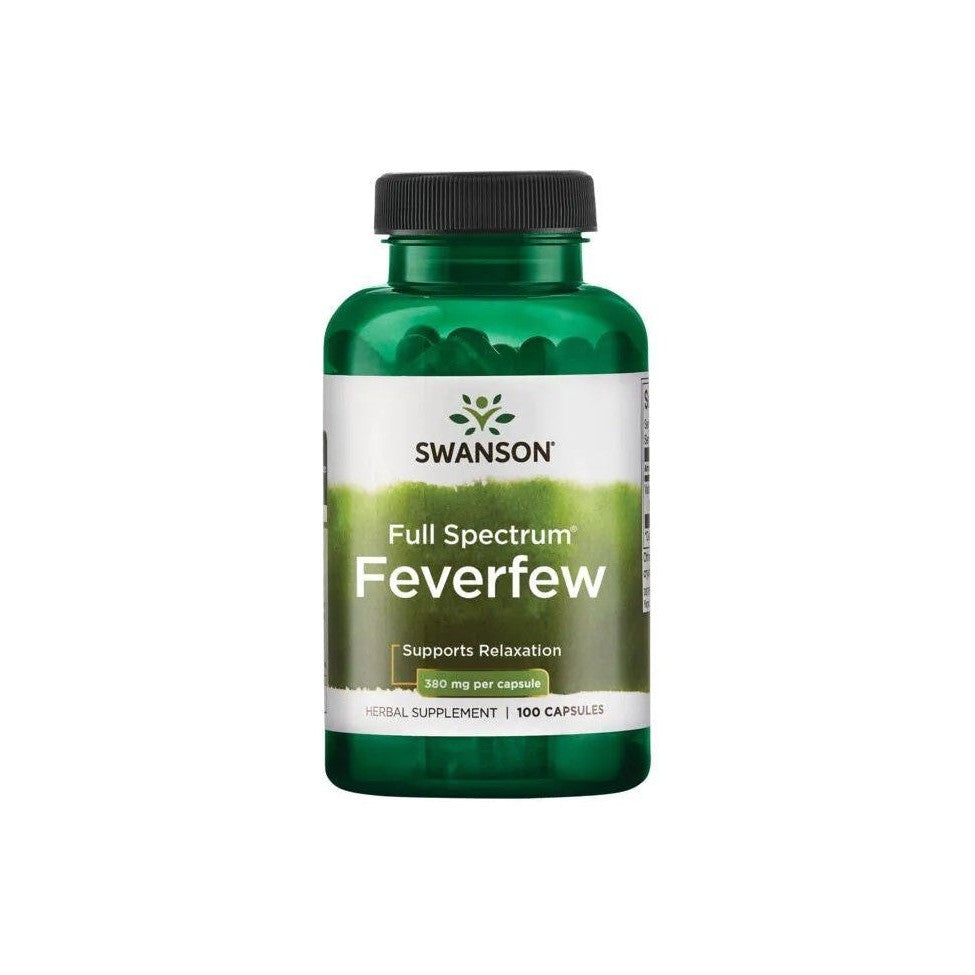 Swanson Full Spectrum Feverfew 380mg 100 caps