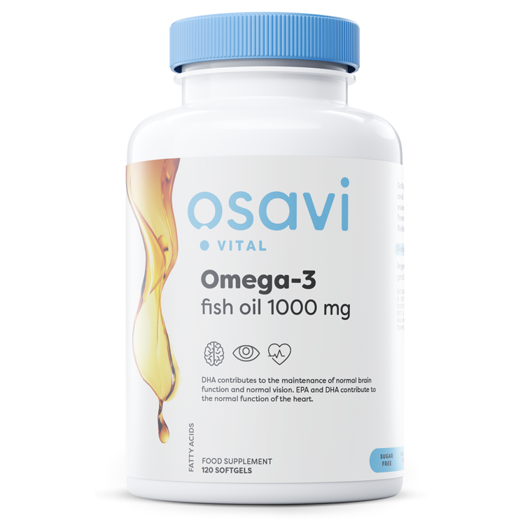 Osavi Omega-3 Fish Oil 1000mg 120 softgels