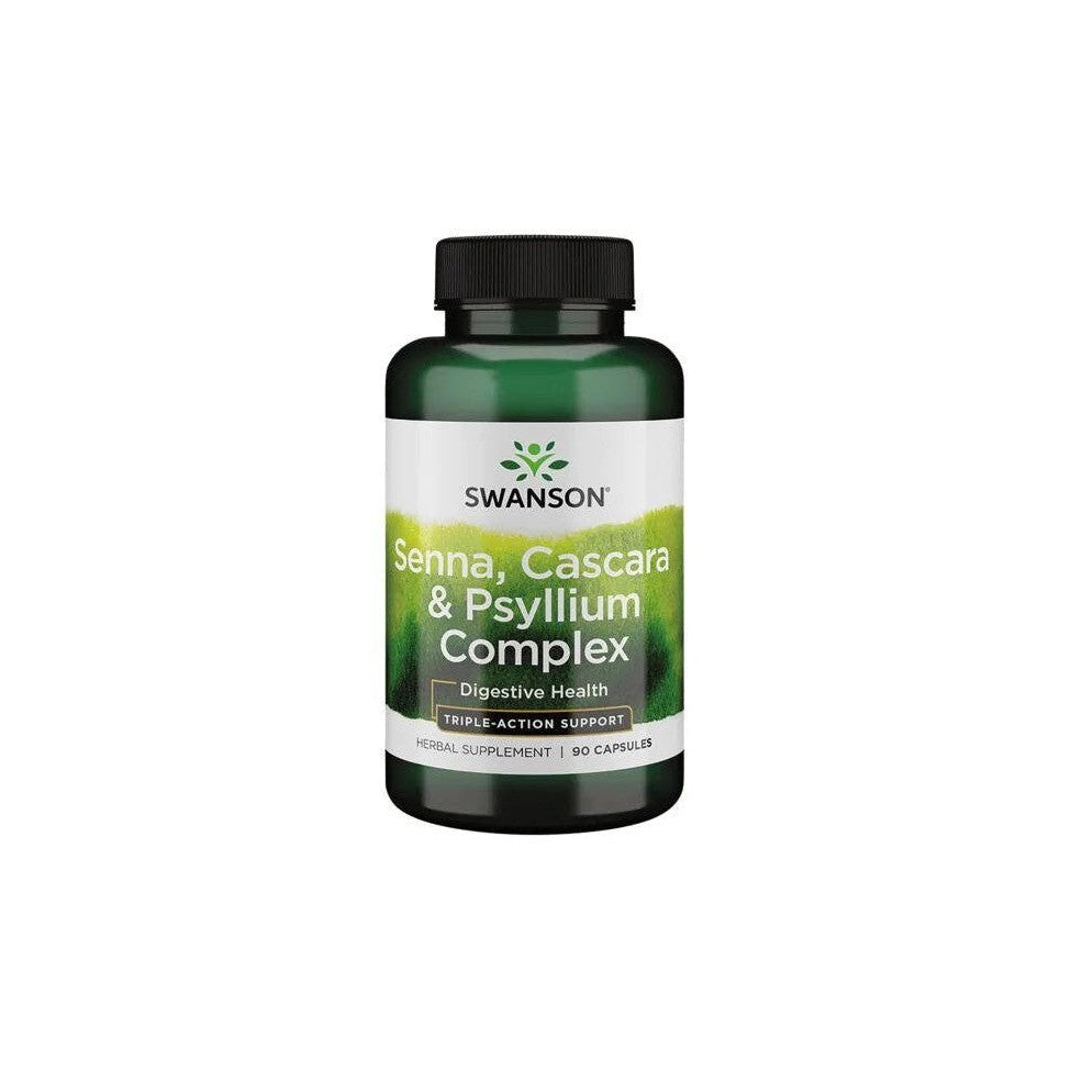 Swanson Senna Cascara & Psyllium Complex 90 caps