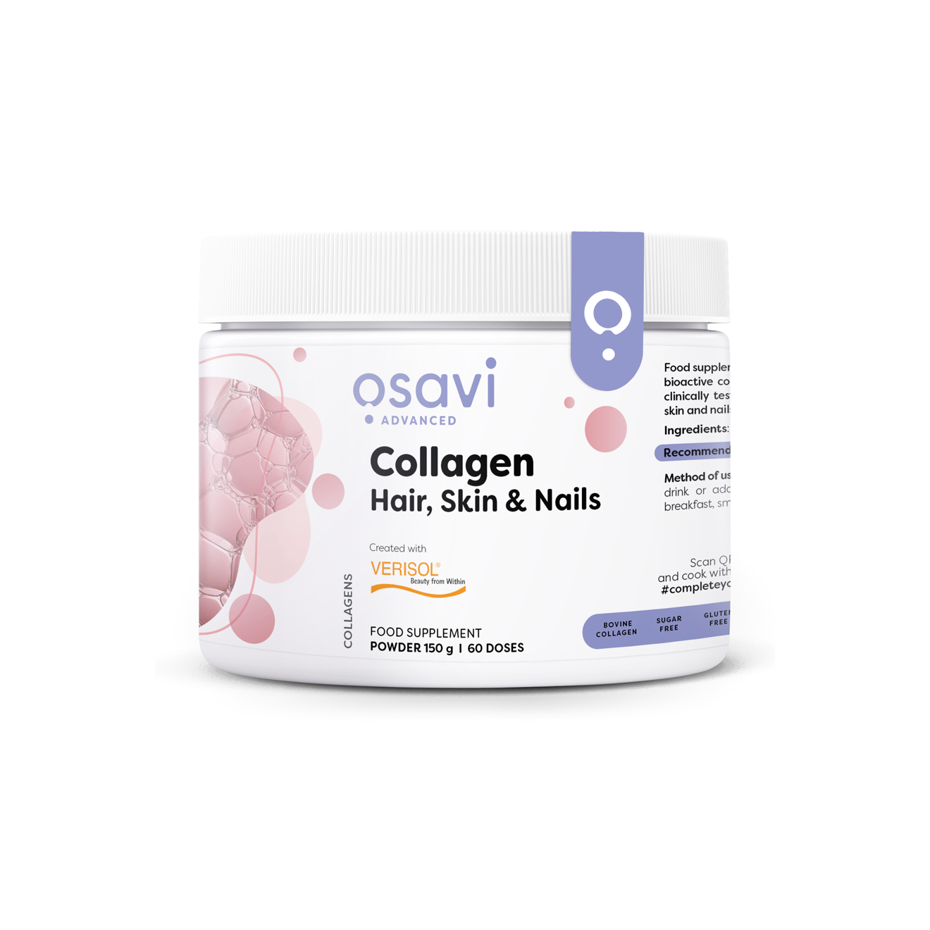 Osavi Collagen Peptides (Hair Skin & Nails) Unflavoured 150g