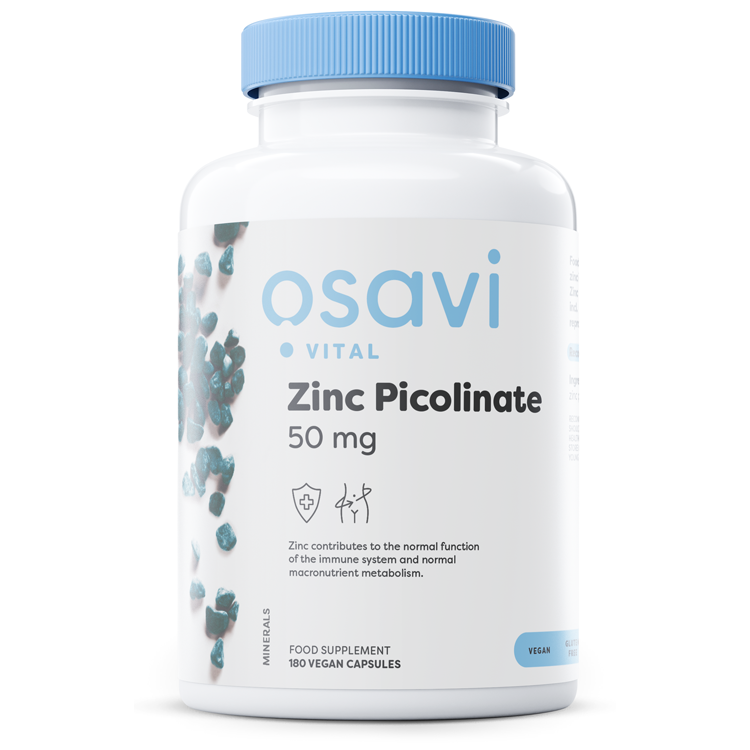 Osavi Zinc Picolinate 50mg 180 vegan caps