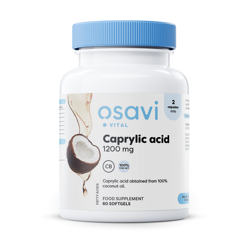 Osavi Caprylic Acid 1200mg 60 softgels