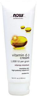 NOW Foods Vitamin D-3 Cream 118 ml.