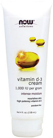 NOW Foods Vitamin D-3 Cream 118 ml.