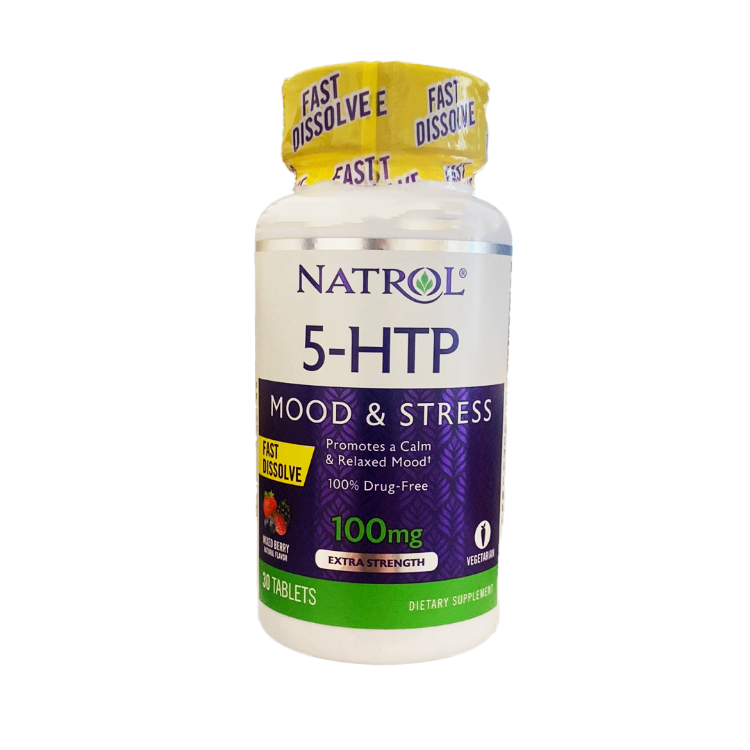 Natrol 5-HTP Mood & Stress 100mg 30 Tablets