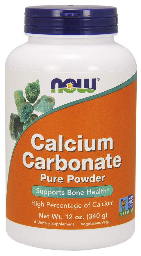 NOW Foods Calcium Carbonate, Pure Powder 340g