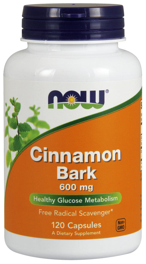 NOW Foods Cinnamon Bark, 600mg 120 caps